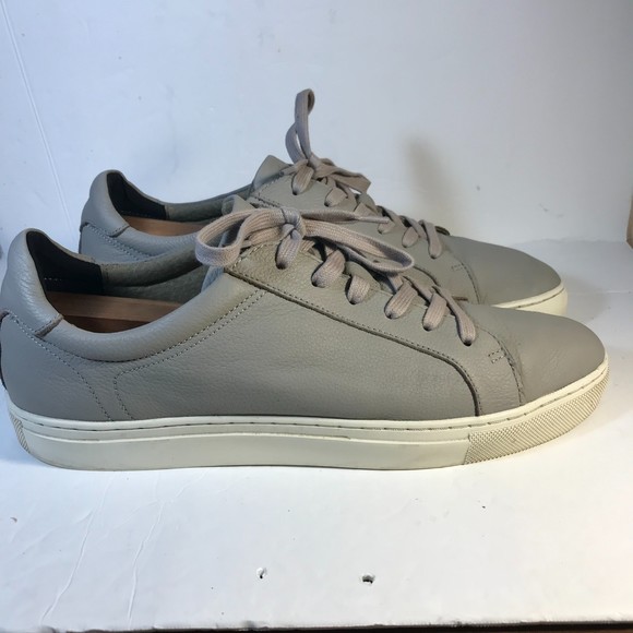 Banana Republic Other - Banana Republic Men Shoes Nicklas Leather Sneaker Grey Flat Lace Up 10